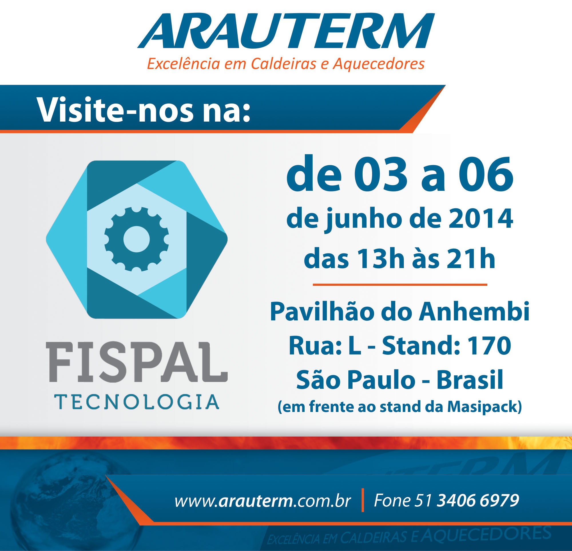 ARAUTERM na FISPAL Tecnologia